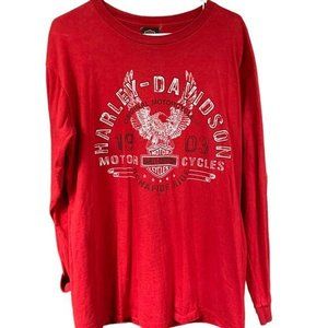 Vintage Harley Davidson Twin Cites Minnesota Long Sleeve Tee